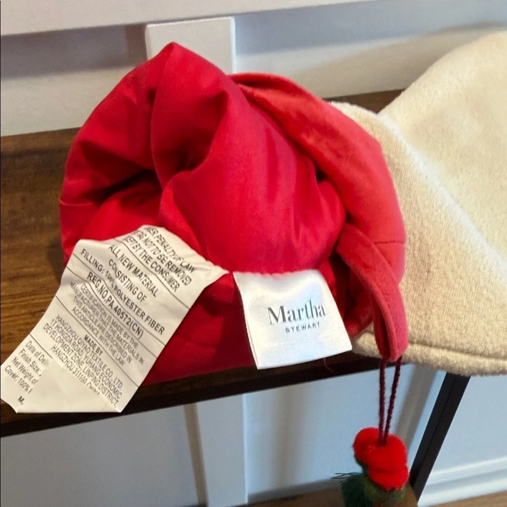 Festive Christmas Stocking with Feliz Navidad Embroidery Martha Stewart